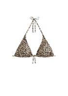 Violeta By Mango Violeta By Mango Leopard Bikini Top