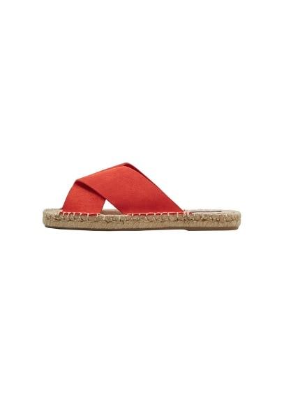 Violeta By Mango Violeta By Mango Suede Wrap Sandals