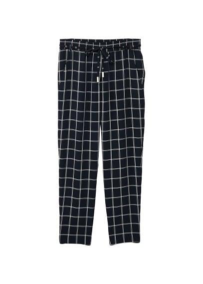 Mango Mango Check Baggy  Pants