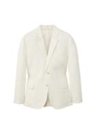 Mango Man Mango Man Slim-fit Striped Linen Blazer
