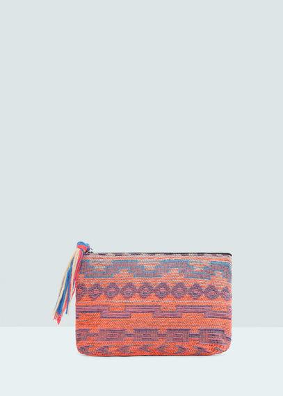 Mango Mango Tassel Ethnic Cosmetic Bag