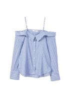 Mango Mango Cold Shoulder Blouse