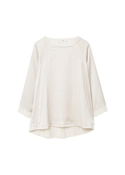 Mango Mango Flowy Panel T-shirt