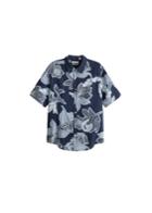 Mango Man Mango Man Regular-fit Printed Linen Shirt