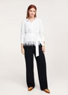 Violeta By Mango Violeta By Mango Belted Feathers Blouse