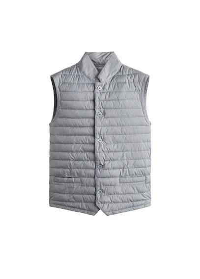 Mango Man Mango Man Peak Hem Quilted Gilet