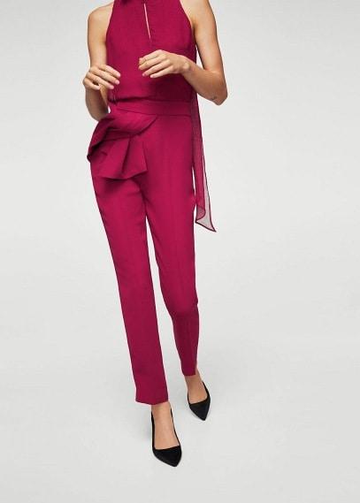 Mango Mango Knot Detail Trousers