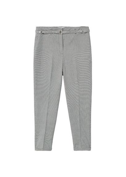Violeta By Mango Violeta By Mango Check Pants