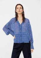 Mango Mango Lightweight Check Blouse