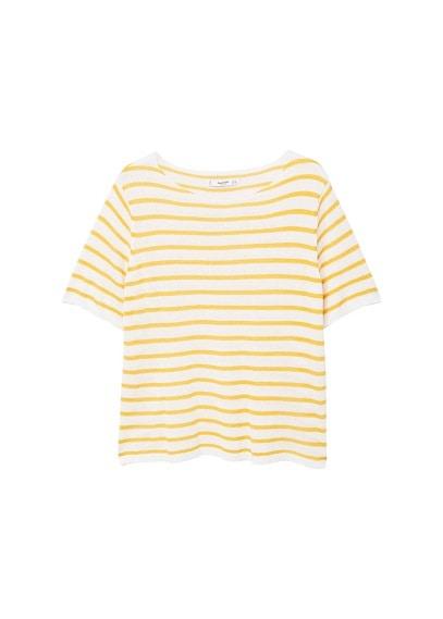 Mango Mango Striped Jersey T-shirt