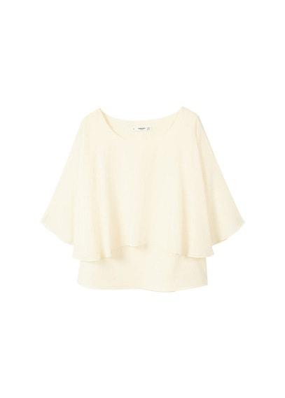 Mango Mango Sheer Double-layer Blouse
