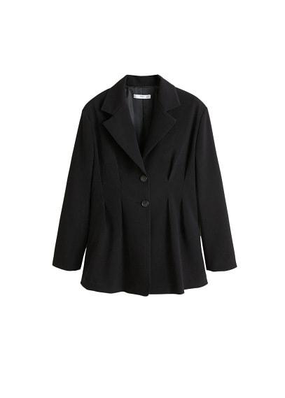 Mango Mango Pleat Detail Blazer