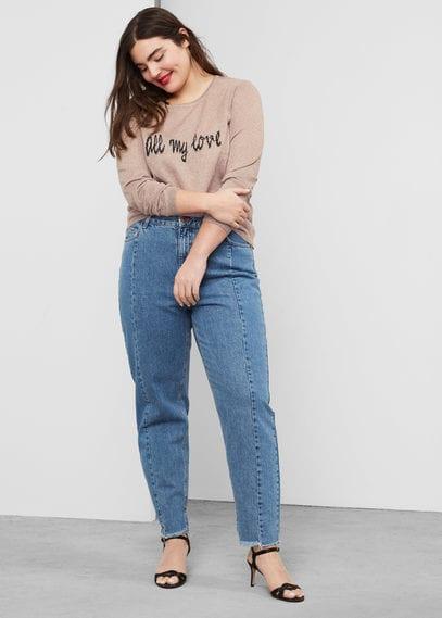 Violeta By Mango Violeta By Mango Fine-knit Metallic Sweater