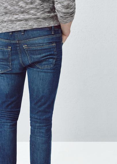 Mango Man Mango Man Slim-fit Medium Wash Tim Jeans