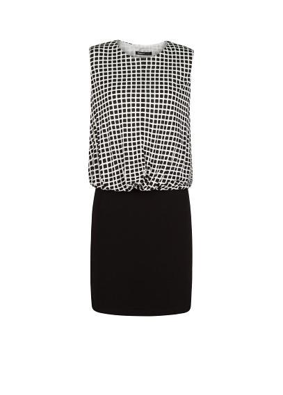 Mango Geometric Print Combi Dress