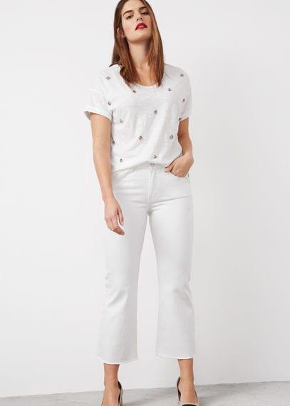 Violeta By Mango Violeta By Mango Sequin Flecked T-shirt