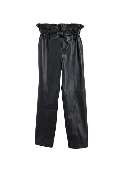 Mango Mango Seam-detail Straight-fit Trousers