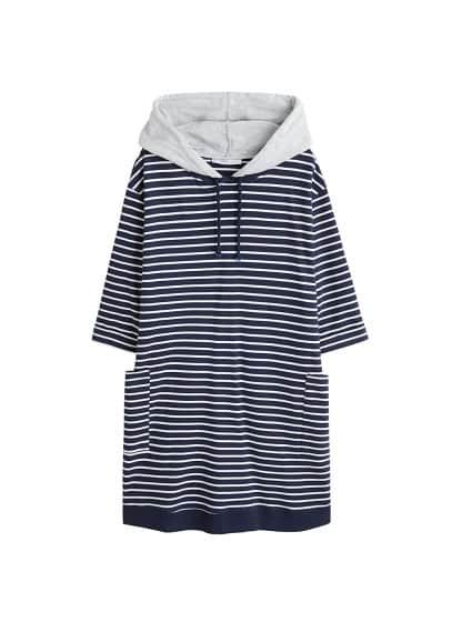 Violeta By Mango Violeta By Mango Striped Sweatshirt Dress