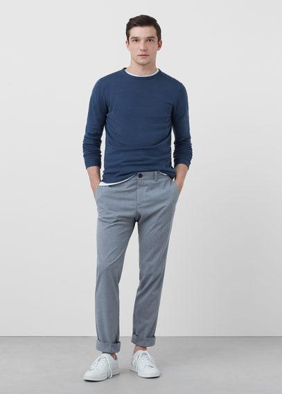 Mango Man Mango Man Silk Cotton-blend Sweater