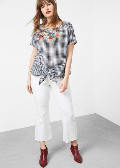 Violeta By Mango Violeta By Mango Floral Embroidered Blouse