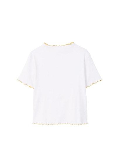 Mango Mango Contrast Trim T-shirt