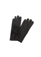 Mango Mango Faux Fur Combined Gloves