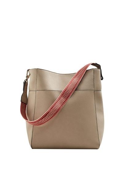 Violeta By Mango Violeta By Mango Printed Handle Bag