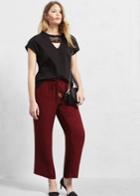 Violeta By Mango Lace Cotton T Shirt