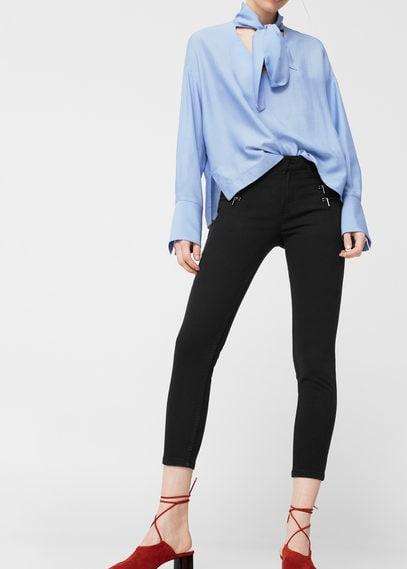 Mango Mango Skinny Zipper Jeans
