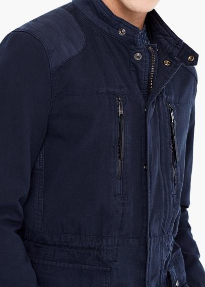 Mango Man Mango Man Cotton Canvas Field Jacket