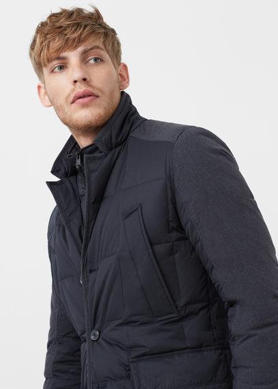 Mango Man Mango Man Feather Mixed Coat