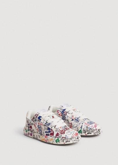 Mango Mango Graffiti Design Sneakers