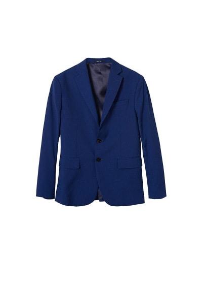 Mango Man Mango Man Micro Print Slim-fit Blazer