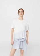 Mango Mango Double-layer Cotton T-shirt