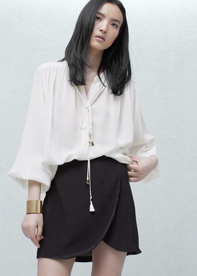 Mango Mango Wrapped Skirt