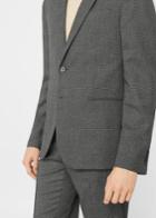 Mango Man Mango Man Prince Of Wales Modern Slim-fit Suit Blazer