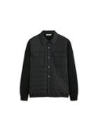 Mango Man Mango Man Contrast Sleeve Quilted Jacket