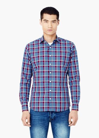 Mango Man Mango Man Slim-fit Check Shirt