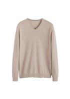 Mango Man Mango Man V-neck Cashmere Sweater