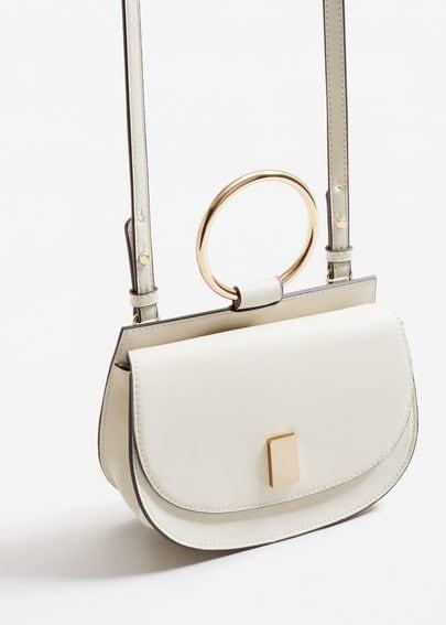 Mango Mango Metallic Handle Shoulder Bag