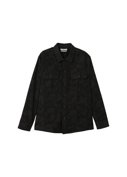 Mango Man Mango Man Regular-fit Cotton Camouflage Shirt