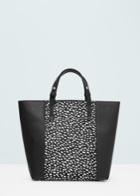 Mango Fur Panel Bag