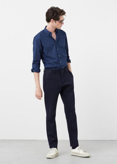 Mango Man Mango Man Slim-fit Paisley Print Shirt