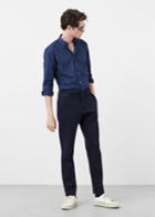 Mango Man Mango Man Slim-fit Paisley Print Shirt