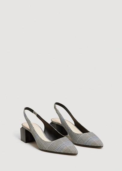 Mango Mango Slingback Check Shoes