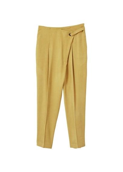 Mango Mango Wrapped Baggy Trousers