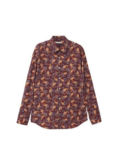 Mango Man Mango Man Regular-fit Paisley Print Shirt