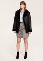 Violeta By Mango Violeta By Mango Ruffled Checked Skirt