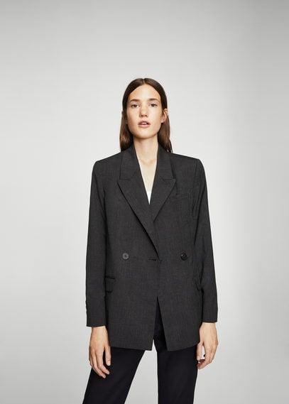 Mango Mango Masculine Style Blazer