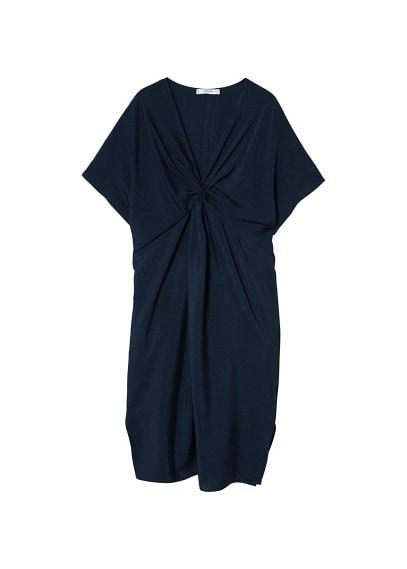 Mango Mango Flowy Knotted Dress